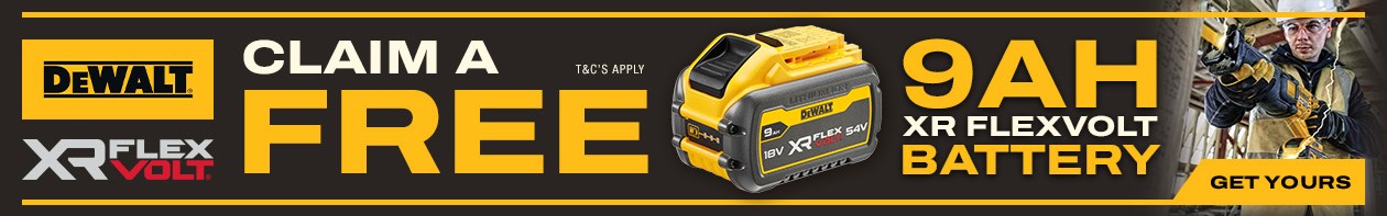 DeWalt FlexVolt Free 9Ah Battery Redemption