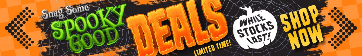 Spooky Halloween Flash Deals - While Stocks Last!