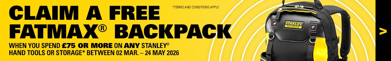 Stanley Free Fatmax Tool Backpack Redemption
