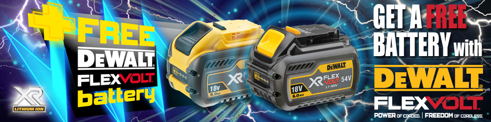 DeWalt FREE Battery Offer