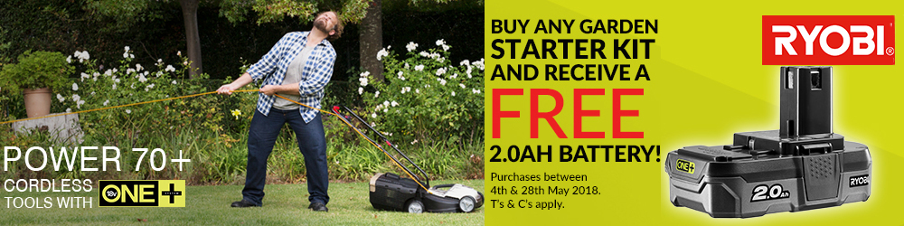 Ryobi FREE Spring Battery Offer