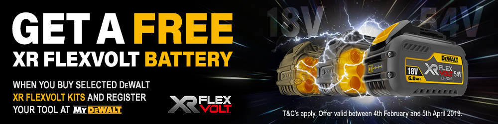 DeWalt Flexvolt Battery Offer
