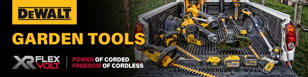 DeWalt XR FLEXVOLT Cordless Garden Tools Range