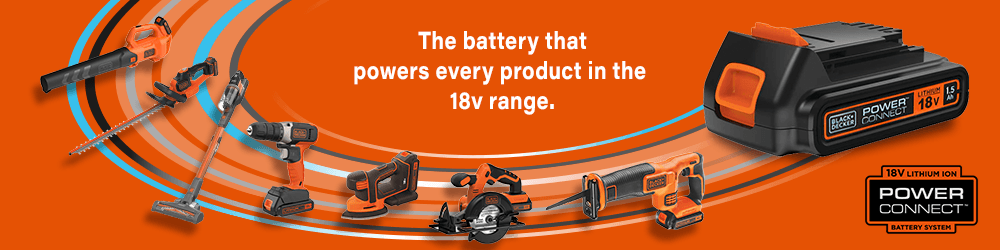 Black Decker 18v Power Connect Range