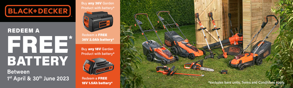 Black & Decker Redeem A Free Battery Black & Decker Redeem A Free Battery