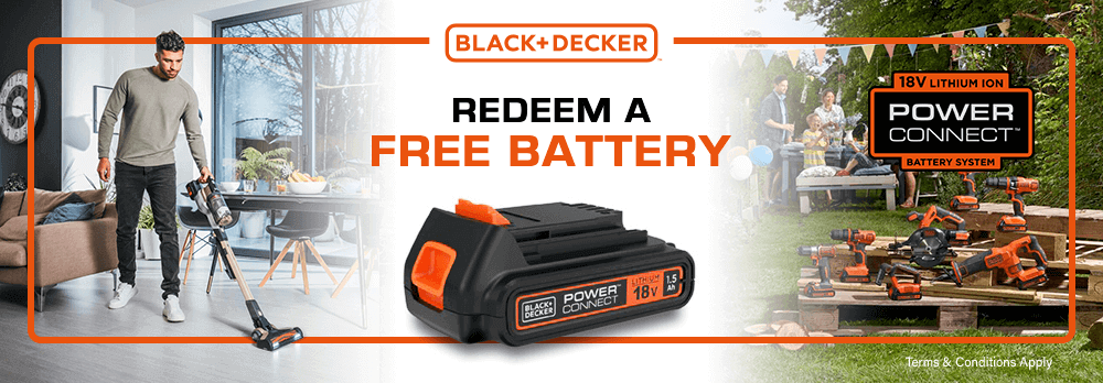 BlackDecker Free 18v Battery Redemption