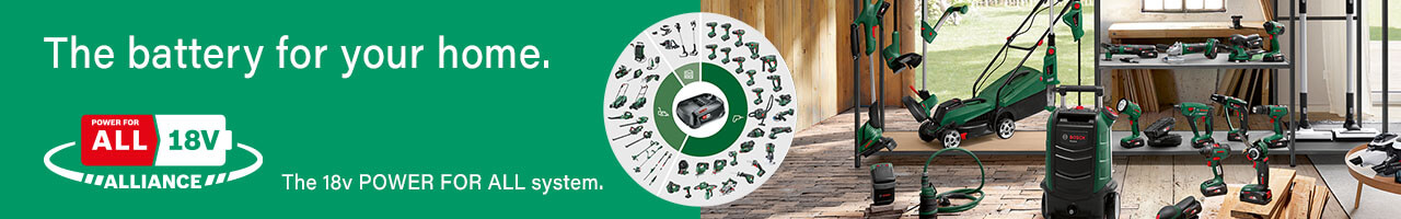 Bosch 18v PowerForAll Alliance Cordless Tool Range