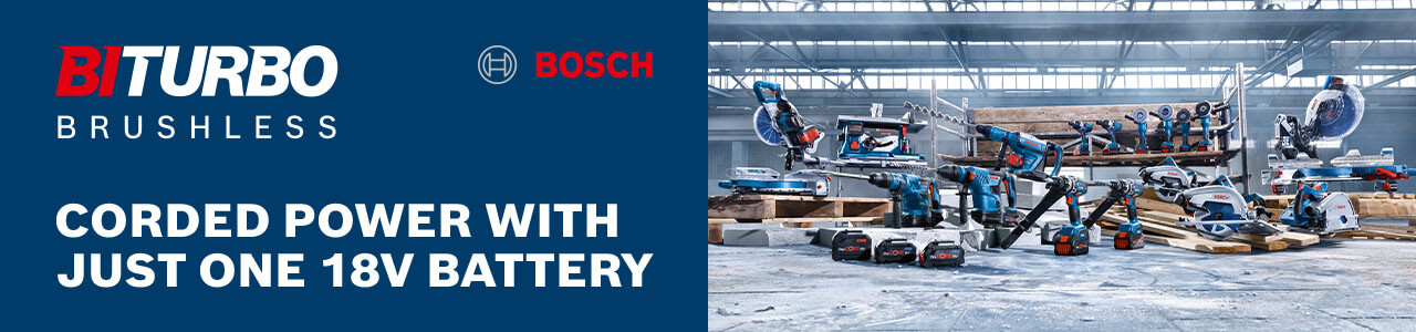 Bosch BITURBO Cordless Tools Bosch BITURBO Cordless Tools Range
