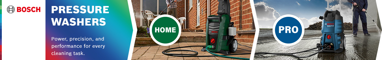 Bosch Pressure Washer Range Bosch Home Garden DIY Professional Pro Pressure Washers