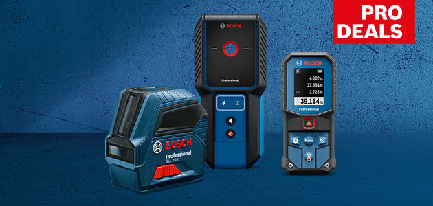 Bosch Professional Claim Free Measuring Tool with Electrical Testers