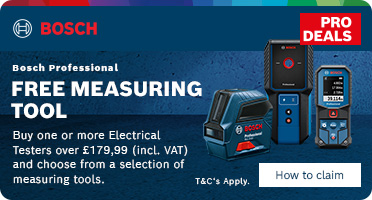 Bosch Professional Free Measuring Tool with Electrical Testers Promotion