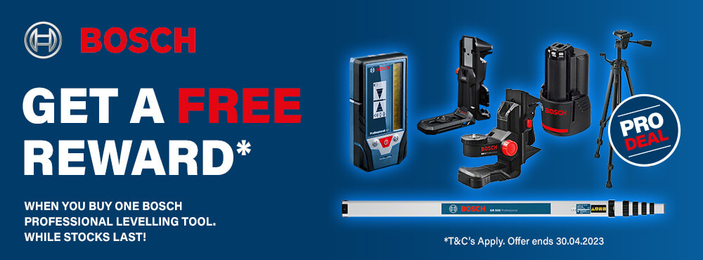 Bosch ProDeals Free Measuring Accesssories Bosch Professional ProDeals Measuring Accesssories Redeem Free Reward Redemption Promotion Deal