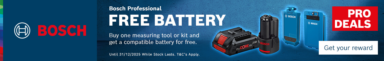 Bosch Professional Free Battery With Measuring Tool Purchase