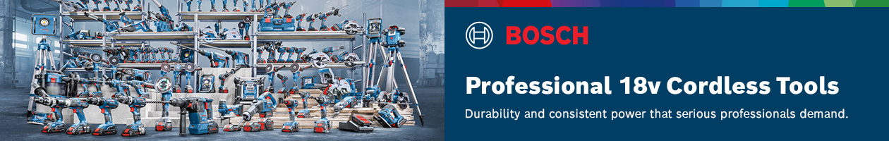Bosch Professional Pro 18v Cordless System Power Tools Range