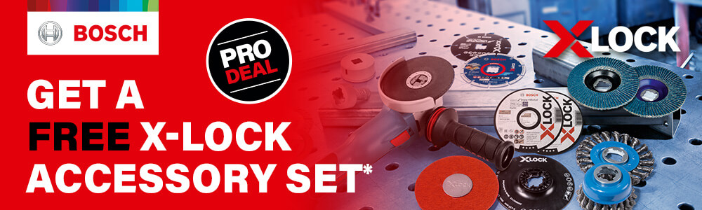 Bosch Professional Free X-Lock Accessory Set Redemption Bosch PRODeals Professional Free XLock Accessory Set Redemption