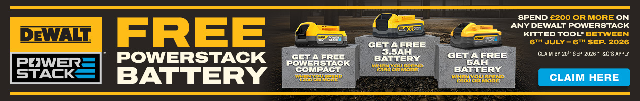 DEWALT POWERSTACK Free Battery Redemption DEWALT POWERSTACK Free Battery Redemption