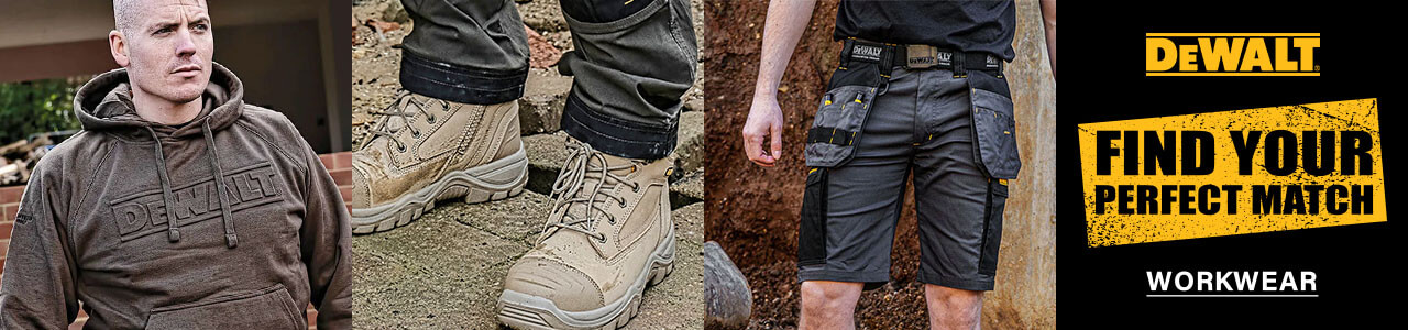 DeWalt Guaranteed Tough Workwear DeWalt Guaranteed Tough Workwear Range