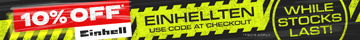 Einhell 10% Off Voucher Black Friday Massive Clearance Offers While Stocks Last