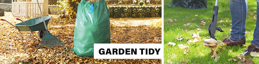 Garden Tidy waste decking boom litter picker Collector Bag refuse