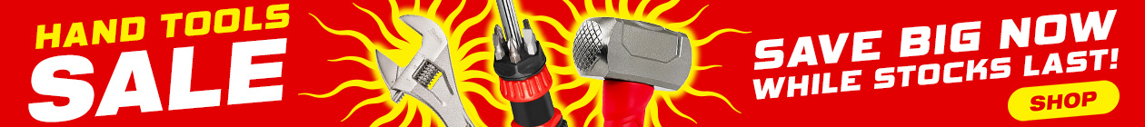 Hand Tools Sale: Great deals on hand tools, while stocks last!