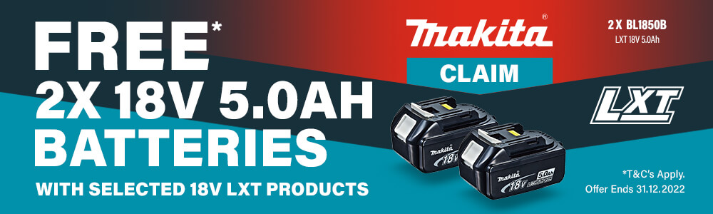 Makita Cordless Garden Machinery Winter BL1850B Redemption Scheme