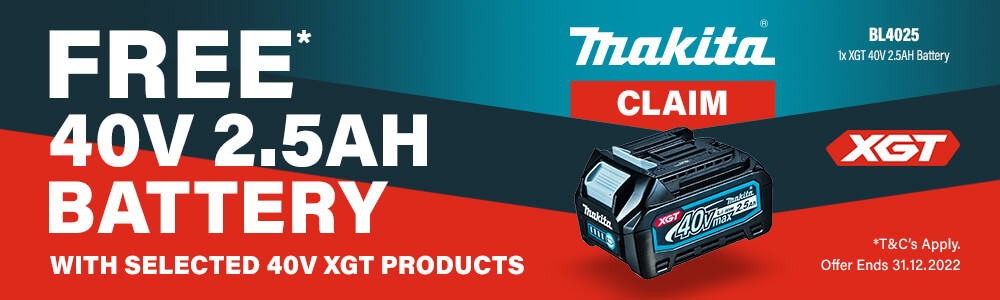 Makita XGT Cordless Garden Machinery Winter BL4025 Redemption Scheme