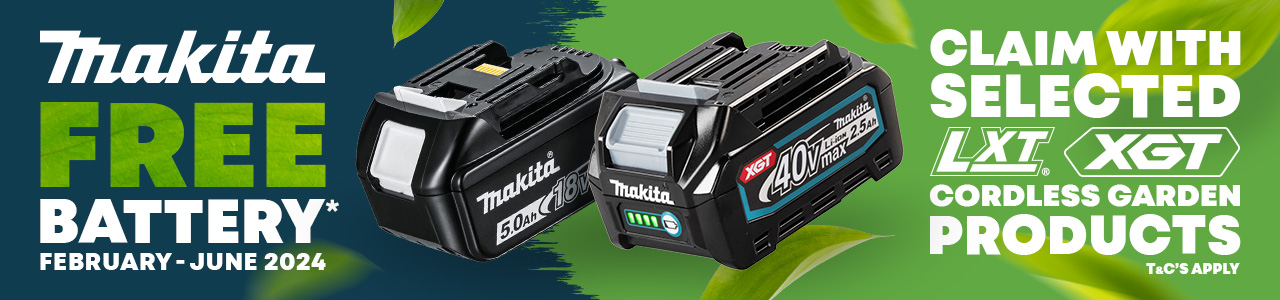 Makita Free LXT XGT Battery Redemption Cordless Garden Product