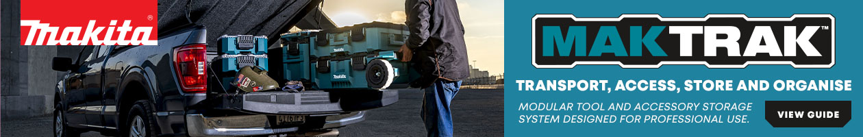 Makita MakTrak Modular Tool Storage Case Range