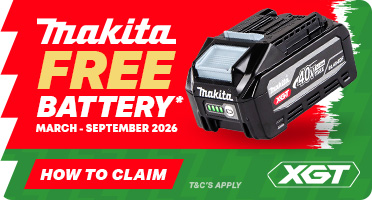 Makita Free XGT Battery Redemption With Cordless Products