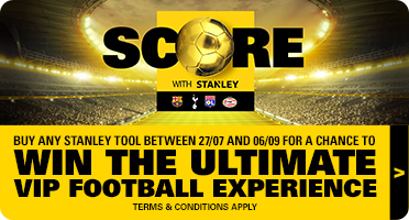 SCORE With STANLEY Win VIP Football Experience