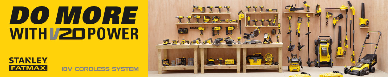 Stanley 18v Fatmax V20 Cordless Tool Range Stanley 18v Fatmax V20 Cordless Tool Range