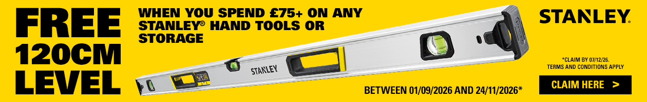 Claim A FREE Stanley Fatmax Xtreme 120cm Box Beam Level Redemption Claim A FREE Stanley Fatmax Xtreme 120cm Box Beam Level Redemption