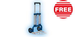 Bosch ProDeals360 Collapsible Hand Truck Aluminium Caddy Bosch ProDeals360 Collapsible Hand Truck Aluminium Caddy