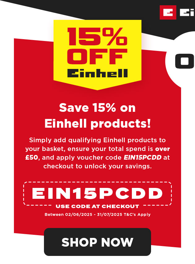 Einhell 15% OFF Voucher