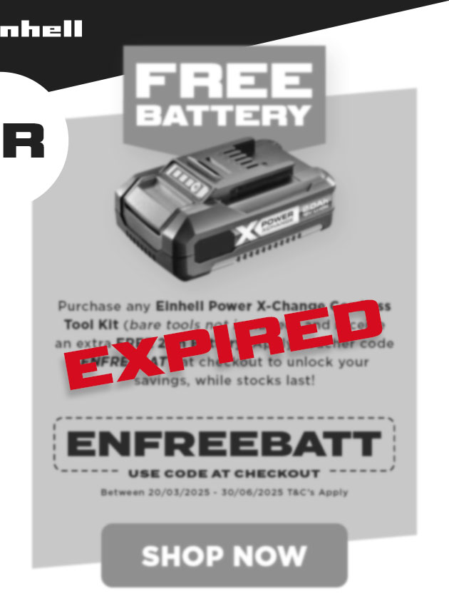 Einhell Free Power X-Change Battery Voucher