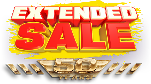 Extended Sale - celebrating 50 years
