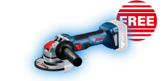 Bosch ProDeals360 GWX 18v-7 Professional Bosch ProDeals360 GWX 18v-7 Professional Cordless Angle Grinder