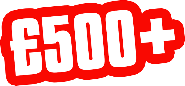 £500+