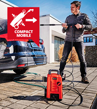 Max. pressure of 130 bar Einhell TC-HP 130 compact Pressure Washer 130 Bar