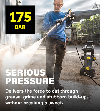 Karcher HD 5/12 CX PLUS 175 Bar Max. Cleaning Power Karcher HD 5/12 CX PLUS 175 bar high-pressure water jet cleaning performance
