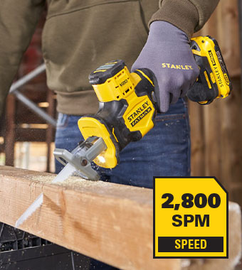 Stanley FatMax V20 18v Cordless Reciprocating Saw Variable speed SFMCS305