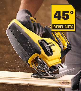 Stanley FatMax V20 18v Cordless Jigsaw 45° Bevel Cuts SFMCS600