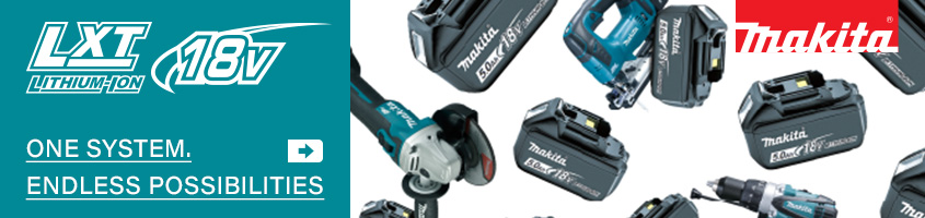 Makita 18v Cordless LXT Lithium-Ion Battery Platform Makita 18v Cordless LXT Battery System DLX2145TJ