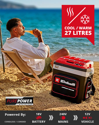 Einhell TE-COL 18/27 Li 18v Cordless  Cooling Warming 27L Box Power X-Change PurePower Brushless Motor comfortable transportation