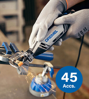 Dremel 4250 Rotary Multi Tool Kit 45 Accessories DIY cutting sanding polishing grinding drilling engraving