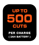 BCPP18 500 cuts per charge