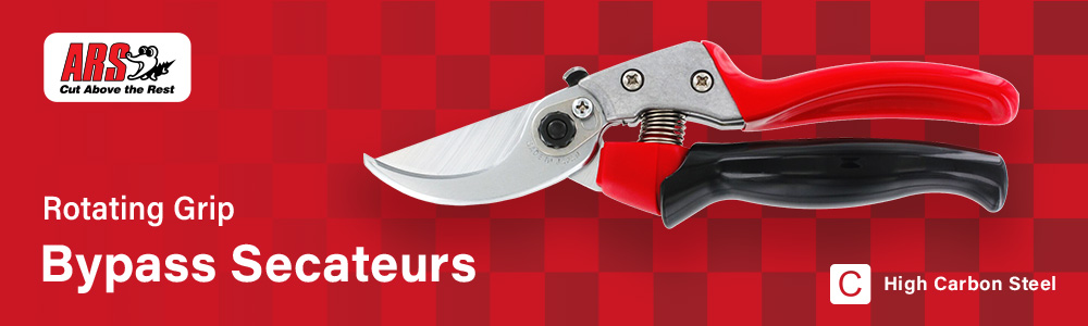 ARS VSXR Single Hand Locking Rotating Grip Bypass Secateurs