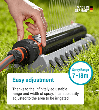 Aquazoom 2502 Oscillating Sprinkler Adjustment