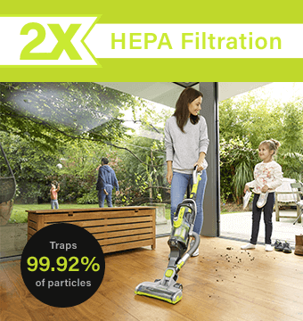 Black Decker CUA625BHA Allergy Dual HEPA Filtration Hayfever