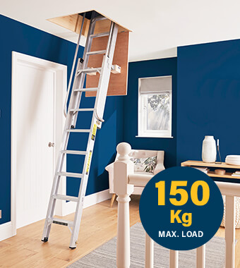 Unparalleled durability and
resilience for heavy-duty use. Werner 30634000 DELUXE Loft Ladder